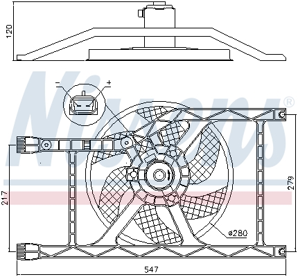 Nissens Ventilatorwiel-motorkoeling 85920