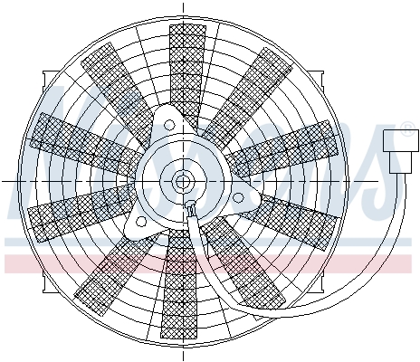 Ventilatorwiel-motorkoeling Nissens 85981