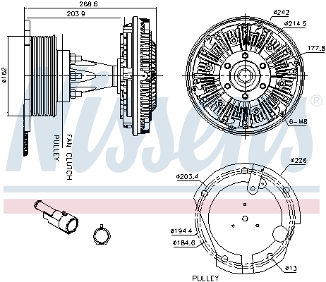 Nissens Visco-koppeling 86087