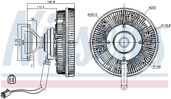 Nissens Visco-koppeling 86143