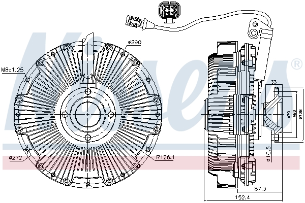 Visco-koppeling Nissens 86159