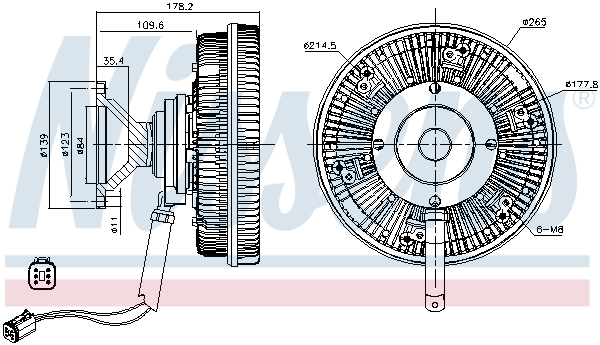 Nissens Visco-koppeling 86168