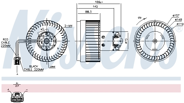 Nissens Kachelventilator 87036