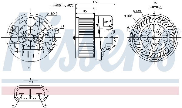 Nissens Kachelventilator 87091