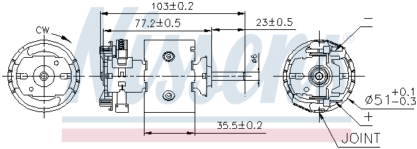 Nissens Kachelventilator 87097