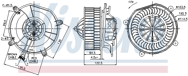 Nissens Kachelventilator 87103
