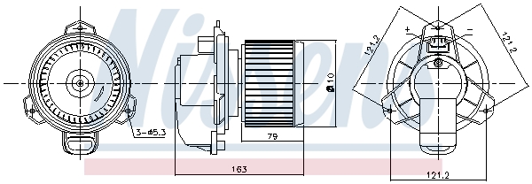 Nissens Kachelventilator 87165