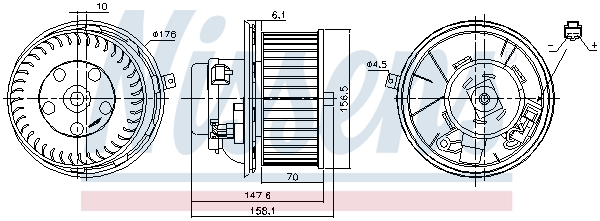 Nissens Kachelventilator 87187