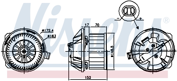 Nissens Kachelventilator 87228