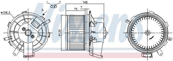 Nissens Kachelventilator 87290
