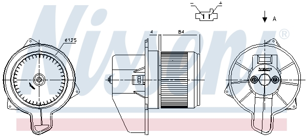 Nissens Kachelventilator 87306