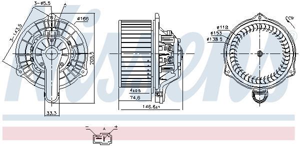 Nissens Kachelventilator 87335