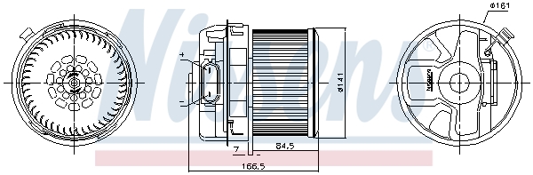 Nissens Kachelventilator 87352