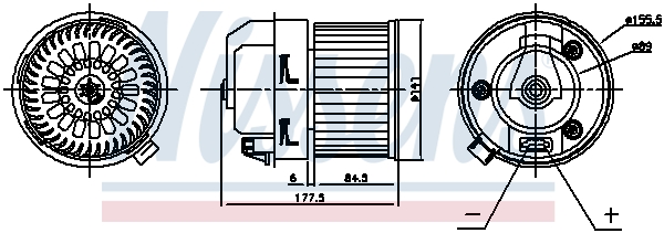 Nissens Kachelventilator 87399