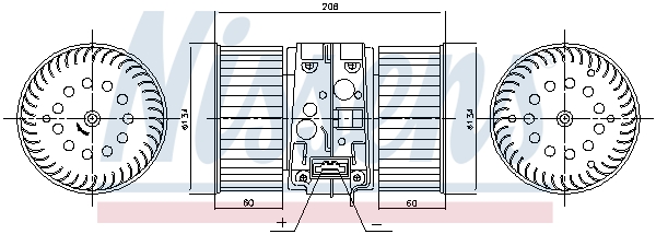Nissens Kachelventilator 87448
