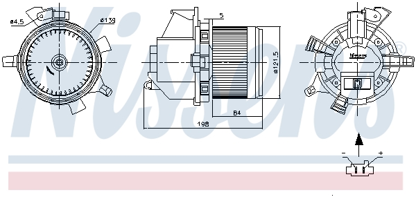 Nissens Kachelventilator 87466