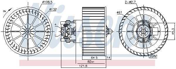 Nissens Kachelventilator 87479