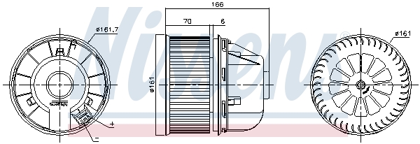 Nissens Kachelventilator 87489