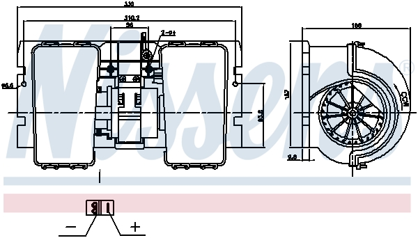 Nissens Kachelventilator 87790