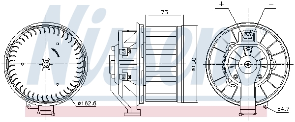 Nissens Kachelventilator 87803