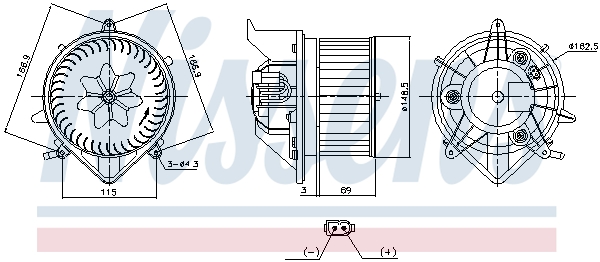 Nissens Kachelventilator 87840