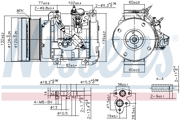 Nissens Airco compressor 890153