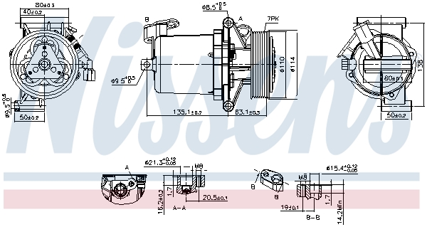 Airco compressor Nissens 890172