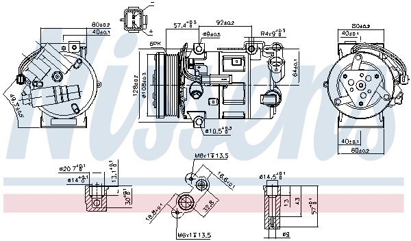 Airco compressor Nissens 890210