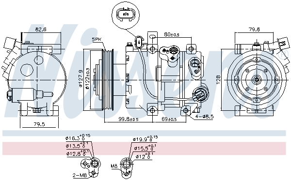 Nissens Airco compressor 890423