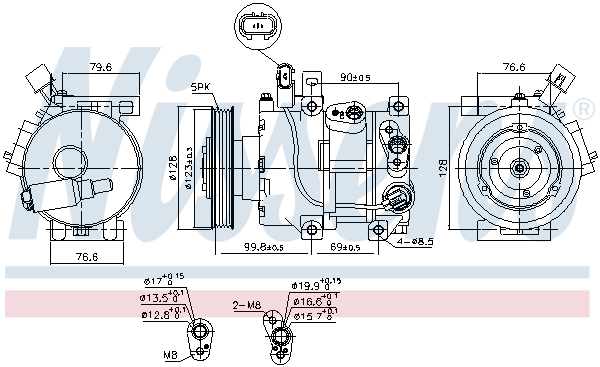 Nissens Airco compressor 890562