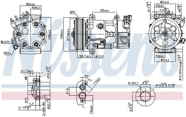 Nissens Airco compressor 89067