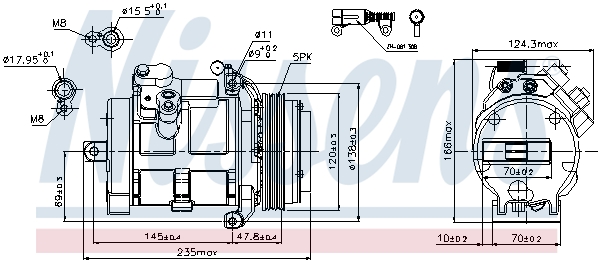 Nissens Airco compressor 89081
