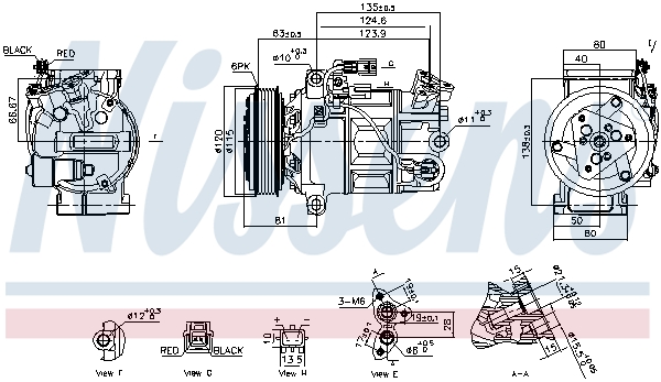 Nissens Airco compressor 890894
