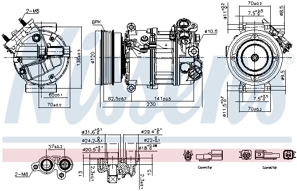 Airco compressor Nissens 891004