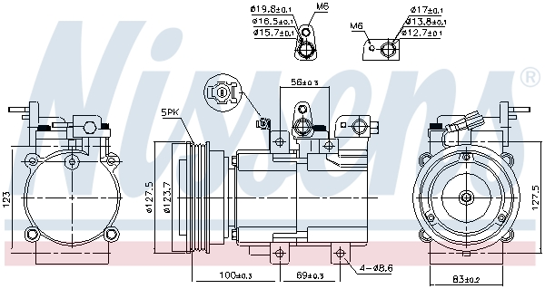 Nissens Airco compressor 89194