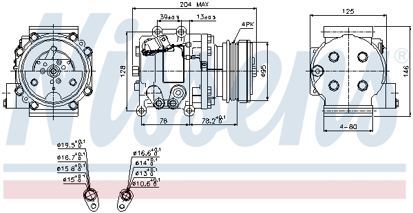 Nissens Airco compressor 89229