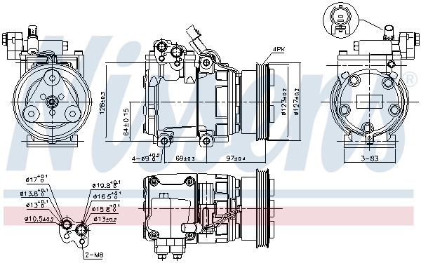 Nissens Airco compressor 89253