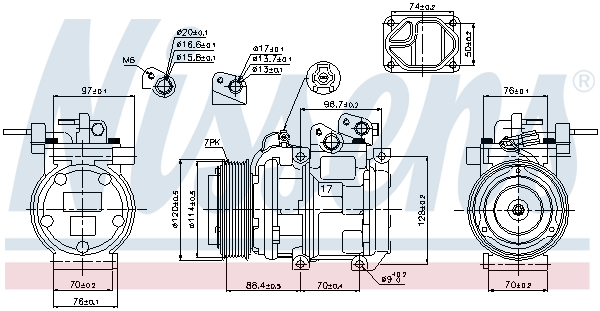 Nissens Airco compressor 89269