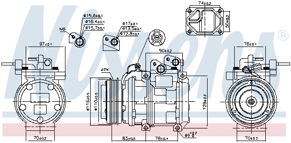 Nissens Airco compressor 89271