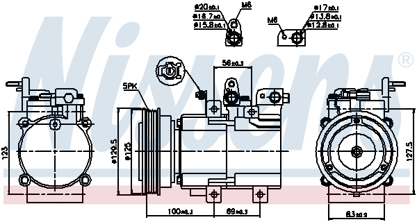 Nissens Airco compressor 89276