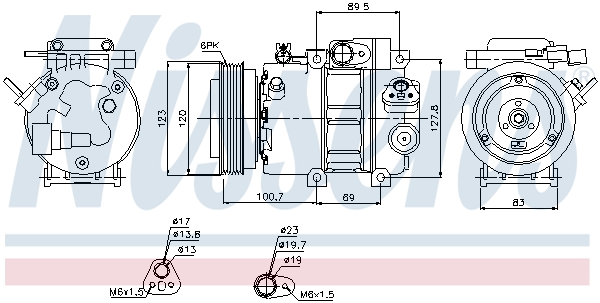 Nissens Airco compressor 89278