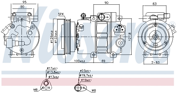 Nissens Airco compressor 89292