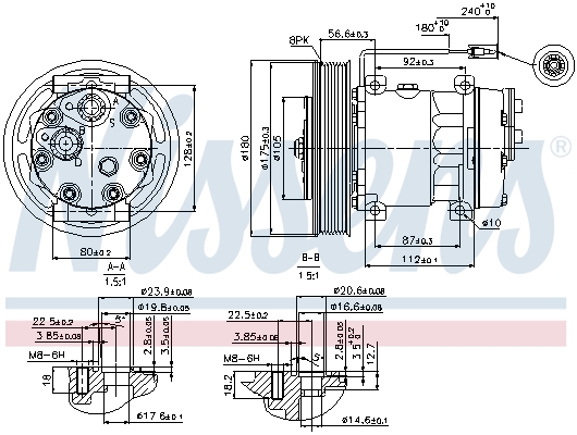 Nissens Airco compressor 89353