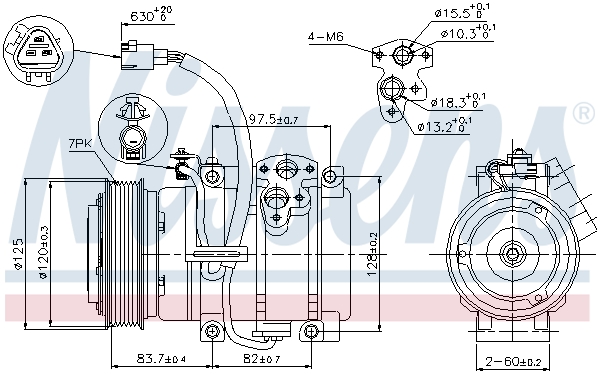 Nissens Airco compressor 89376