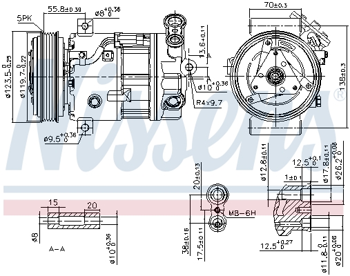 Nissens Airco compressor 89577