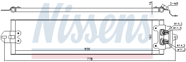 Nissens Oliekoeler motorolie 90617