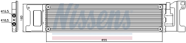 Oliekoeler motorolie Nissens 90635