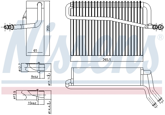 Nissens Airco verdamper 92091