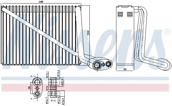 Nissens Airco verdamper 92272