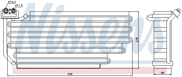 Nissens Airco verdamper 92290